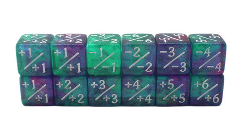 Old School Dice: +/- Counter Dice 12ct Set