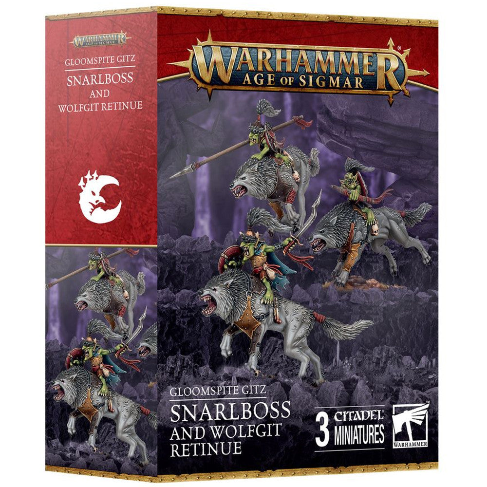 Warhammer Age of Sigmar: Gloomspite Gitz - Snarlboss & Wolfgit Retinue