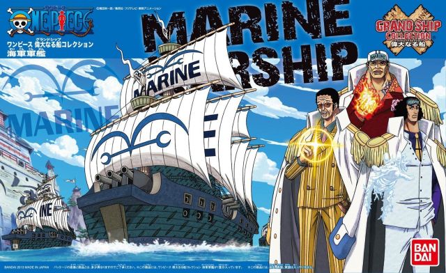 One Piece Grand Ship Collection #07 Marine Warship One Piece Model Kit