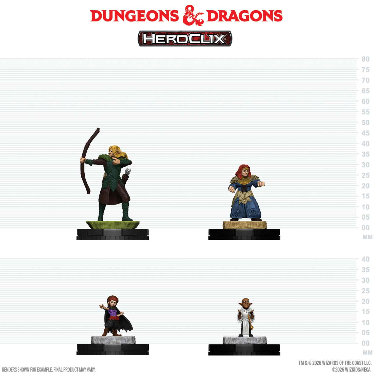 DND HeroClix: 400 - Adventuring Party 1