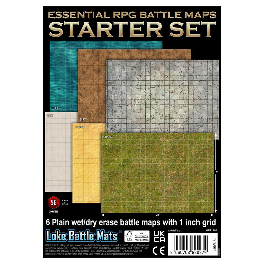 Loke Battle Maps - Essential RPG Battle Maps Starter Set