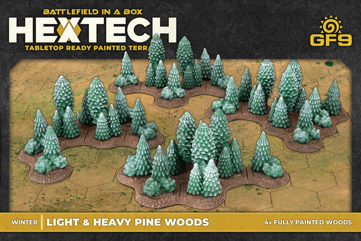 Battlefield in a Box: HEXTECH LIGHT & HEAVY PINE WOODS (WINTER)