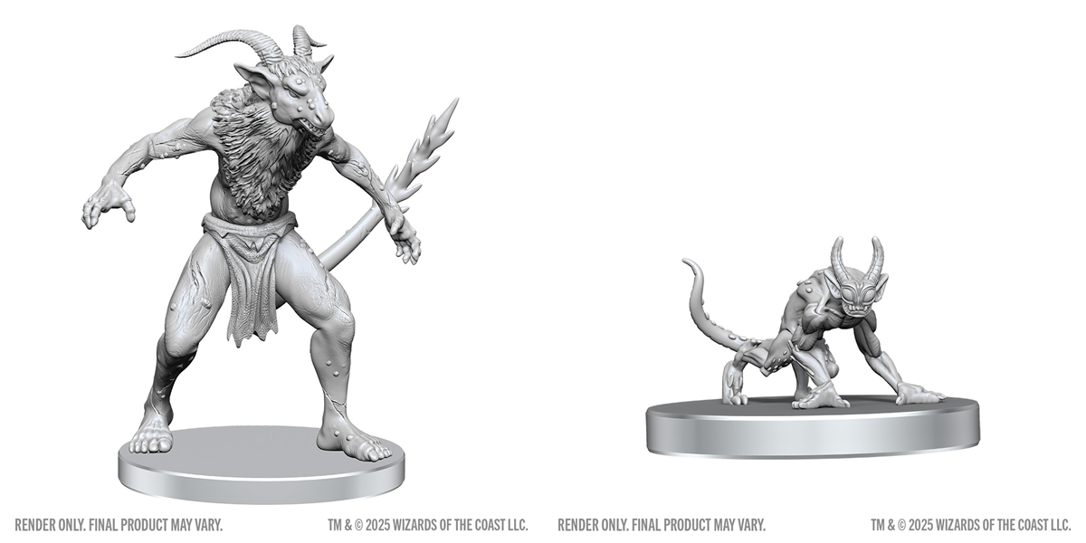D&D Nolzur's Marvelous Miniatures: Bulezau & Quasit