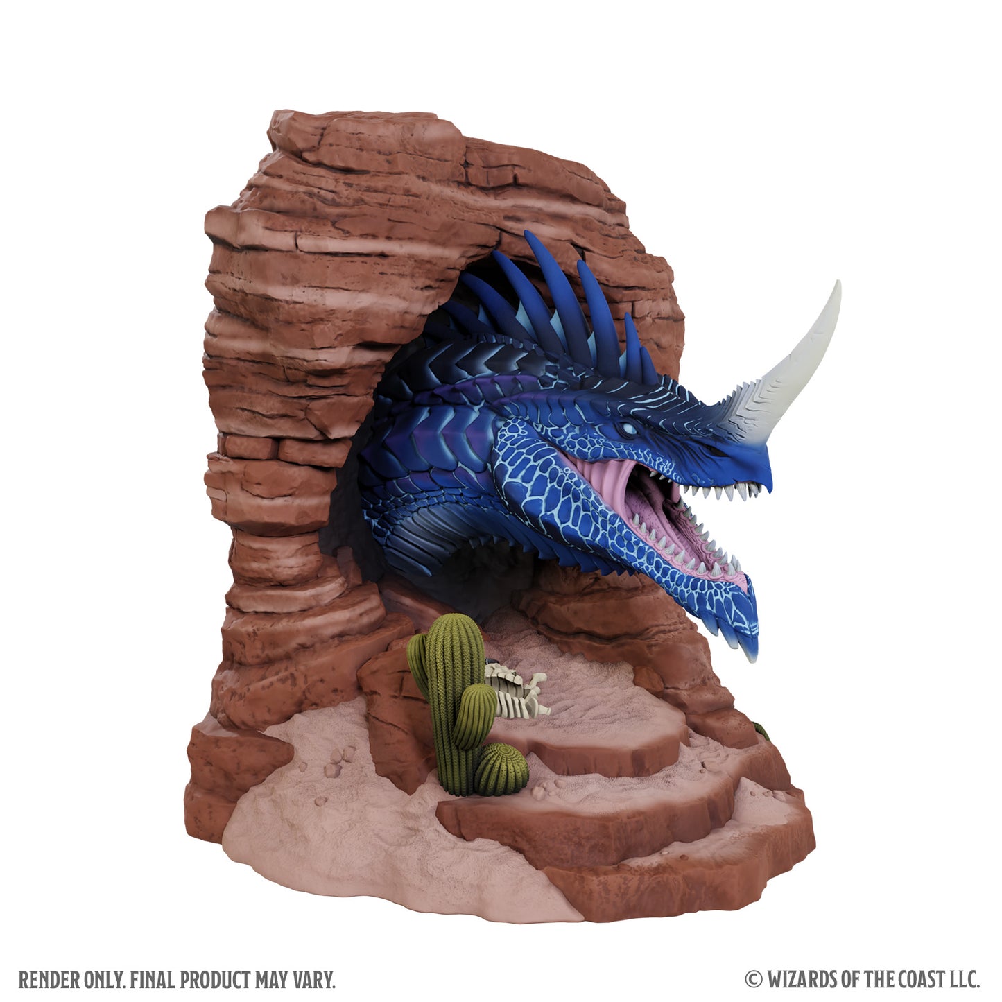 D&D Bookends: Blue Dragon