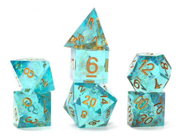 RPG Dice Set (7): Sharp Aqua Fairy