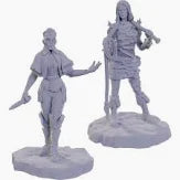WizKids Deep Cuts Unpainted Miniatures: Urdefhan Death Scout & Lasher