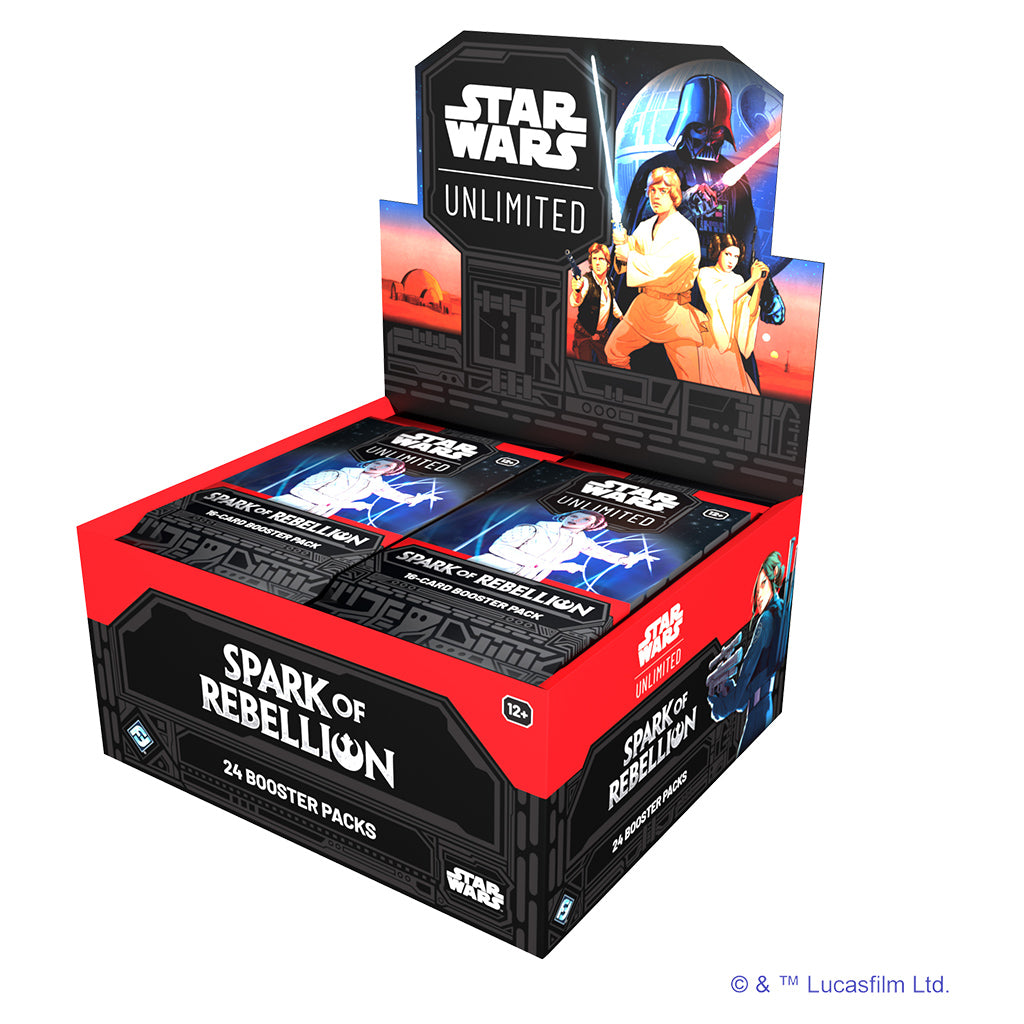 Star Wars Unlimited: Spark of Rebellion Booster Display (24 Packs)