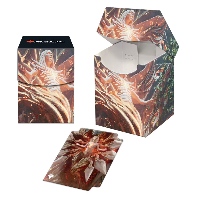 March of the Machine Wrenn and Realmbreaker 100+ Deck Box for Magic: The Gathering