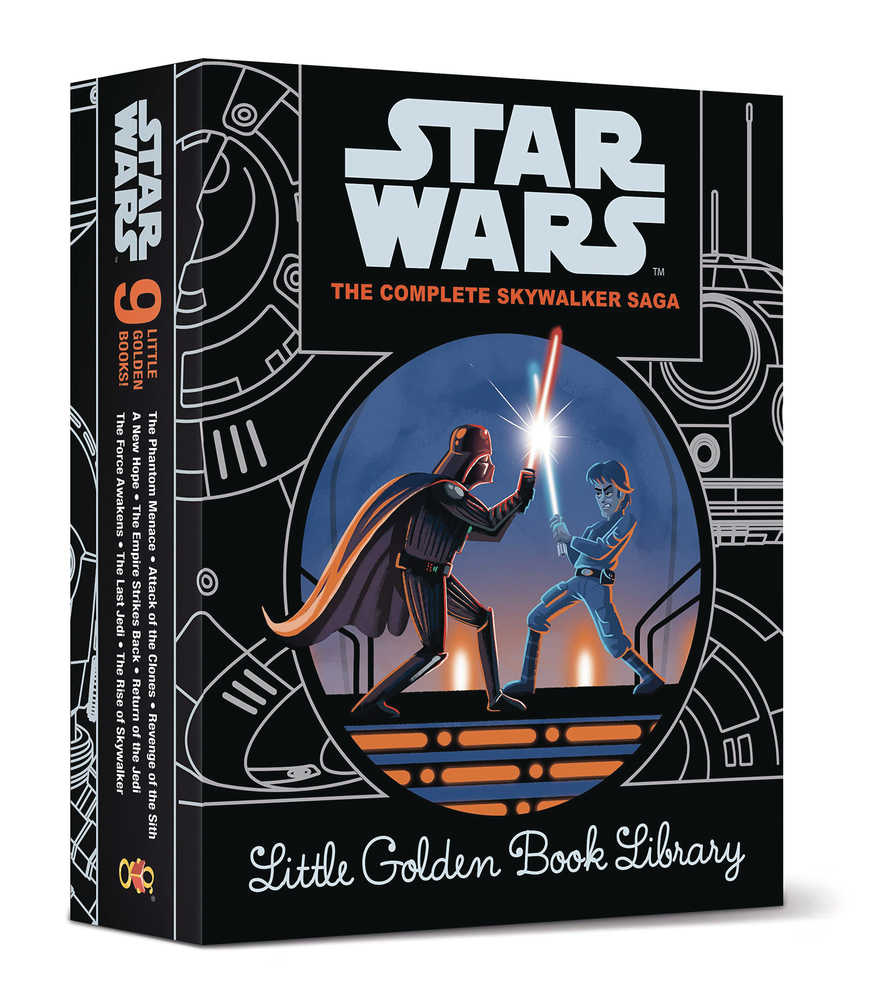 Star Wars Episodes I-Ix Little Golden Book Collection