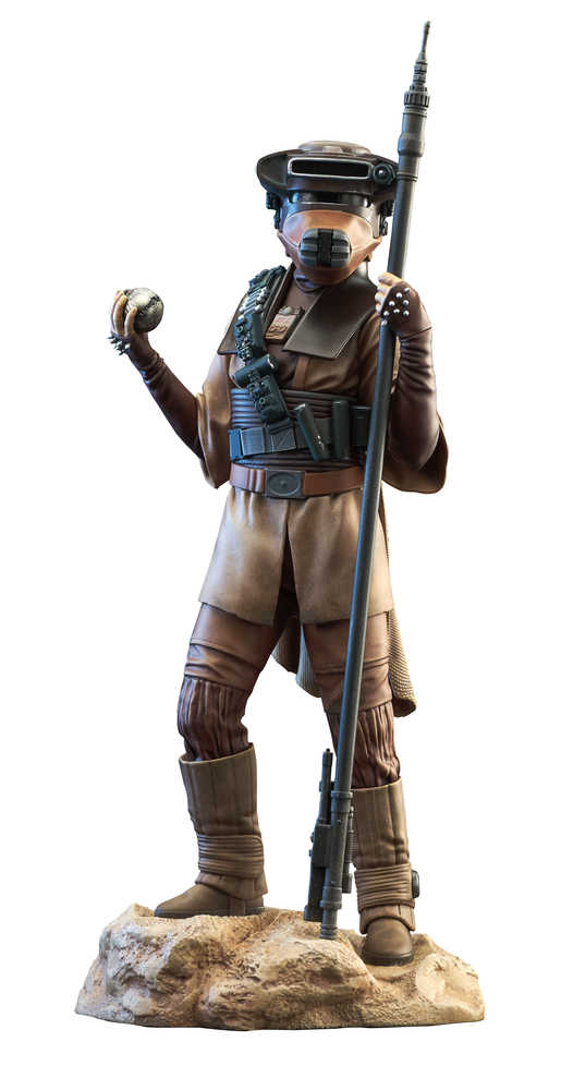 Star Wars Premier Collection Rotj Leia In Boushh Disguise Statue (C