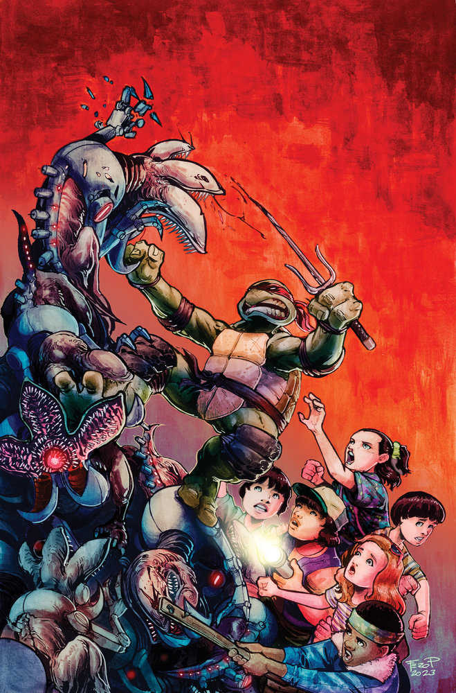 Teenage Mutant Ninja Turtles X Stranger Things #3 Variant Ri (25) (Pe)