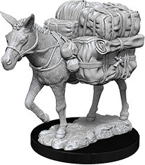 WizKids Deep Cuts Unpainted Miniatures: Pack Mule