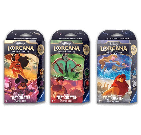 Disney Lorcana TCG: The First Chapter Starter Deck Four Horsemen Comics and Gaming of Robinson Township Disney Lorcana TCG: The First Chapter Starter Deck Four Horsemen Comics and Gaming of Robinson Township
