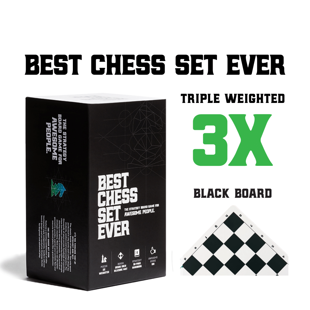 Best Chess Set Ever XL - Quadruple Weighted