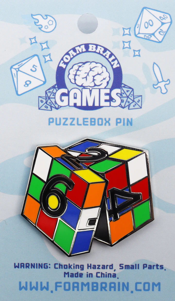 Foam Brain Games: Puzzlebox Pin