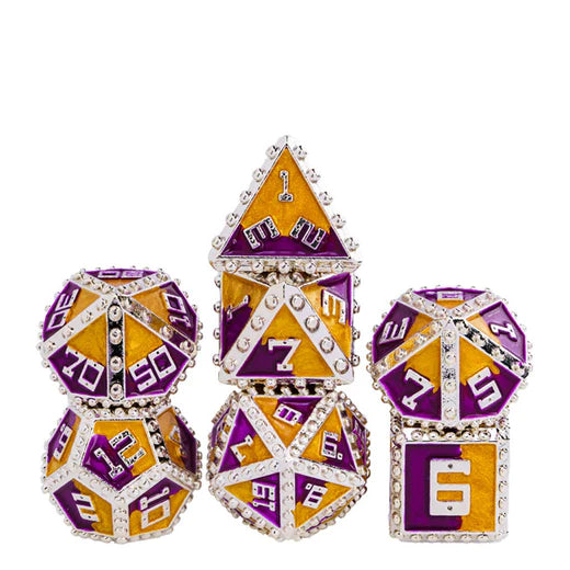 Knight's Brigandine RPG Metal Dice Set