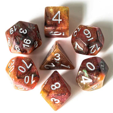 Foam Brain Games: Copper Cosmos RPG Dice Set