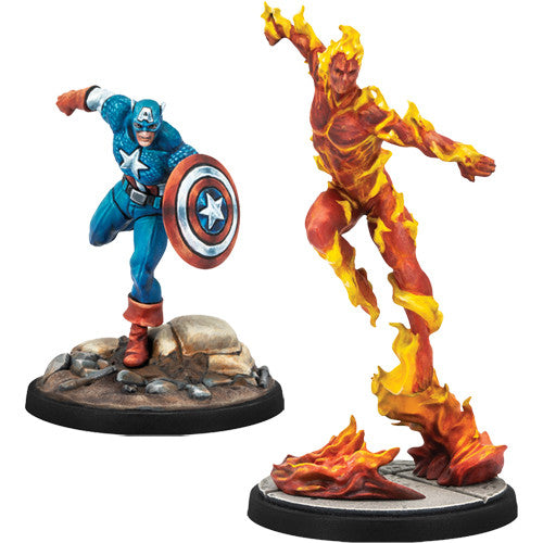 Marvel: Crisis Protocol - Captain America & the Original Human Torch