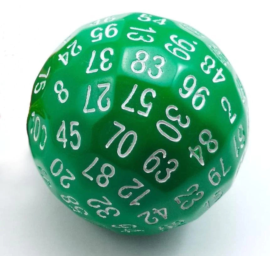 Foam Brain Games: 100 Sided Die - Green