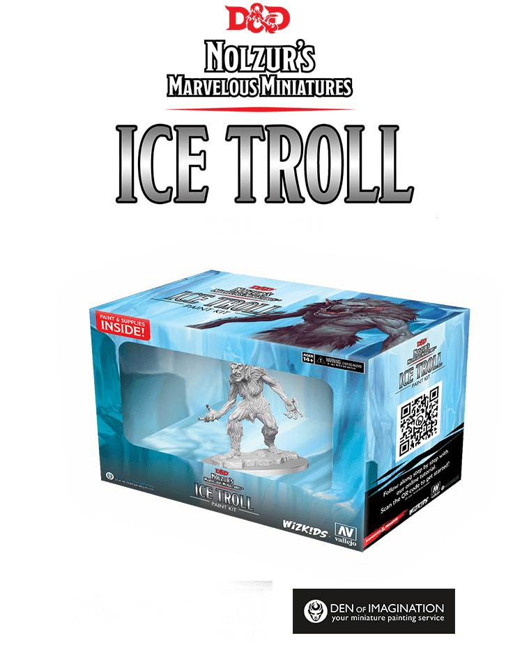 Nolzur's Marvelous Miniatures: Ice Troll Paint Kit