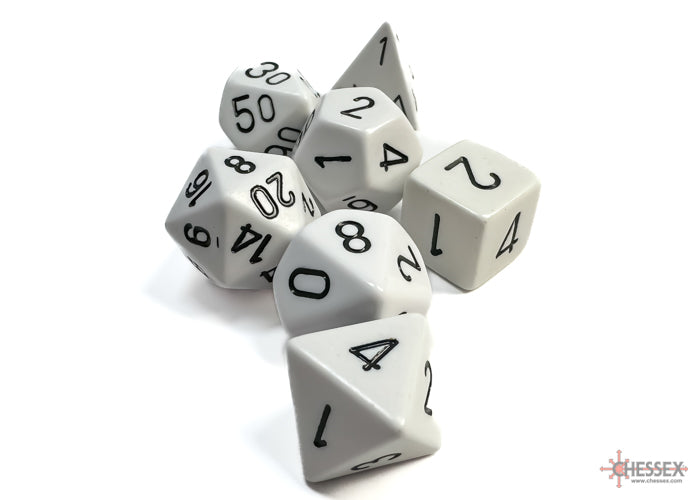 Opaque: Poly Set White/Black (7)