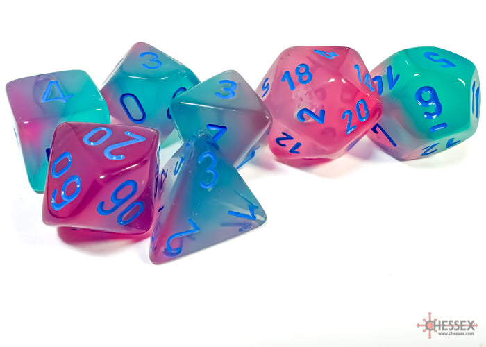 Gemini: Poly Gel Green-Pink/blue Luminary 7-Die Set