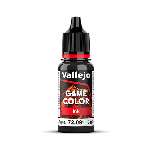 Vallejo Game Color: Ink - Sepia 18 ml.