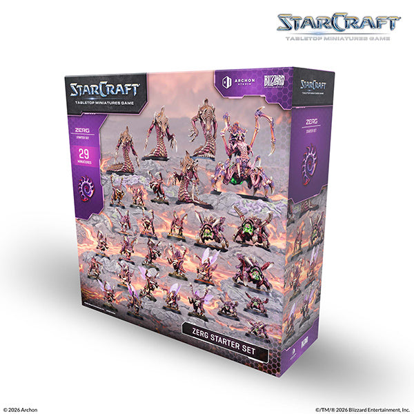 Starcraft: Tabletop Miniatures Game- Zerg Starter Set