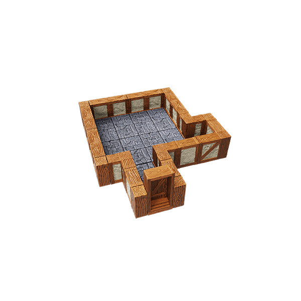 Warlock Tiles: Town & Village- 1 in. Straight Walls Expansion