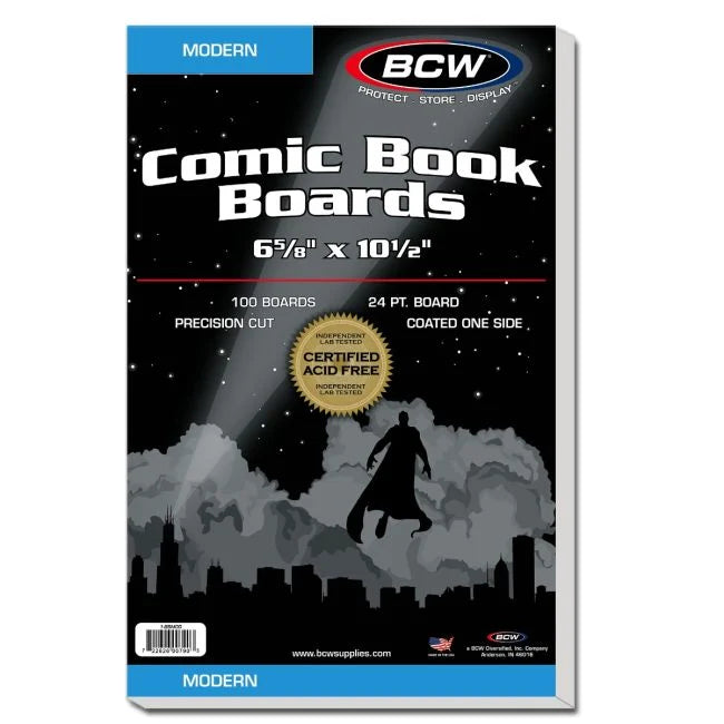 BCW Comic Book Boards: Modern (100)