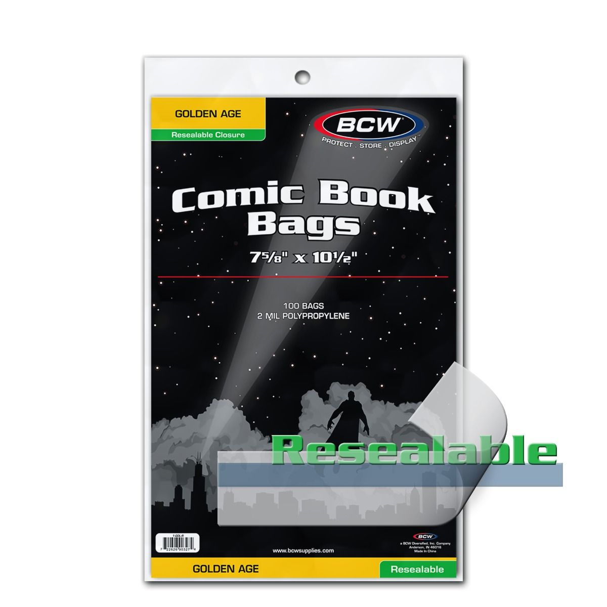 BCW Comic Book Bags: Golden (100)