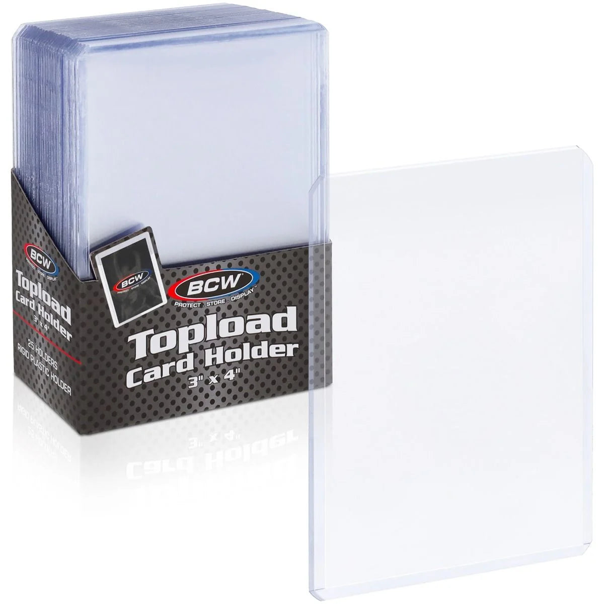 BCW 3x4 Topload Card Holder: Standard