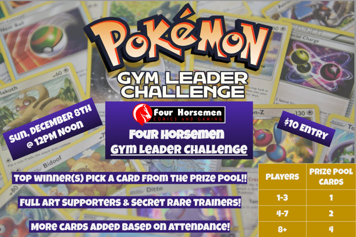 Pokemon Gym Leader Challenge (GLC) Tournament - December 8 2024