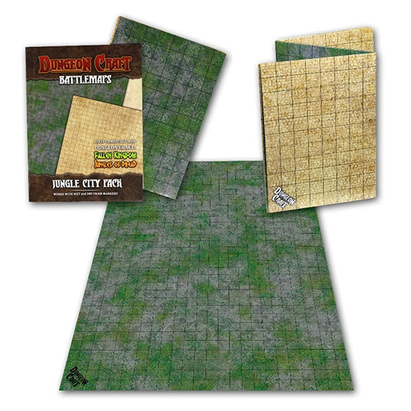 Dungeon Craft: Battle Map- Jungle City Map