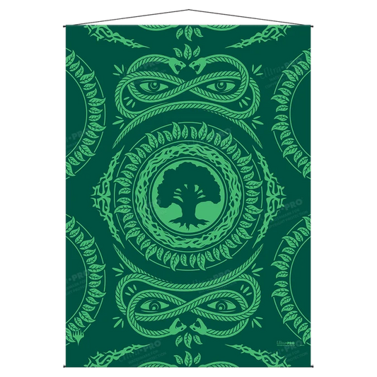 Magic the Gathering CCG: Mana 7 Wall Scroll Forest