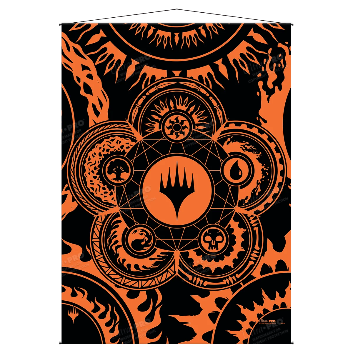 Magic the Gathering CCG: Mana 7 Wall Scroll Color Wheel