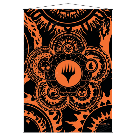 Magic the Gathering CCG: Mana 7 Wall Scroll Color Wheel