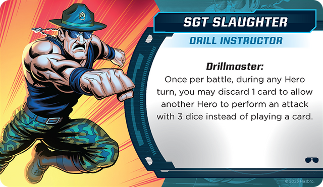 G.I. JOE Mission Critical Sgt Slaughter Figure Pack