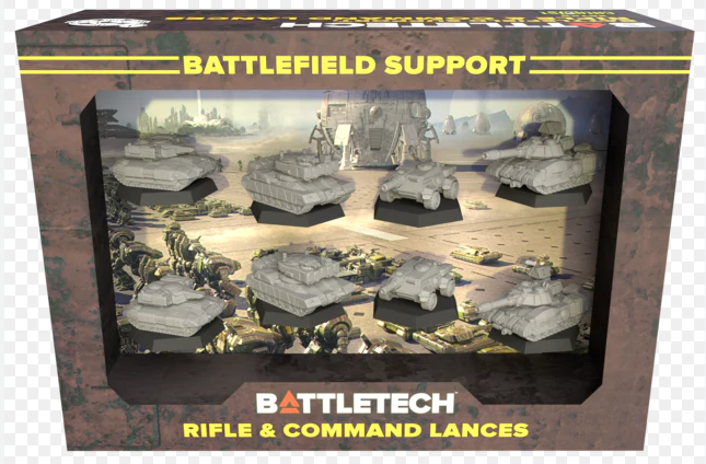 BattleTech: Mercenaries Forcepack - Battlefield Support Rifle & Command Lances