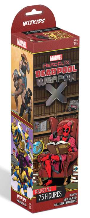 Marvel HeroClix: Deadpool Weapon X Booster Brick (10 Packs)