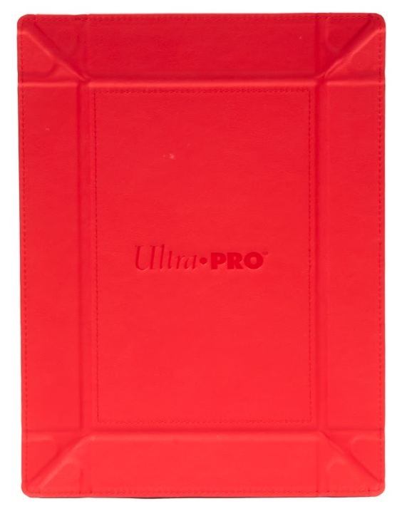 Vivid Magnetic Foldable Dice Tray: Red