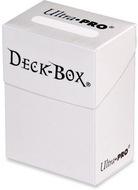 Deck Box: Solid White 80+