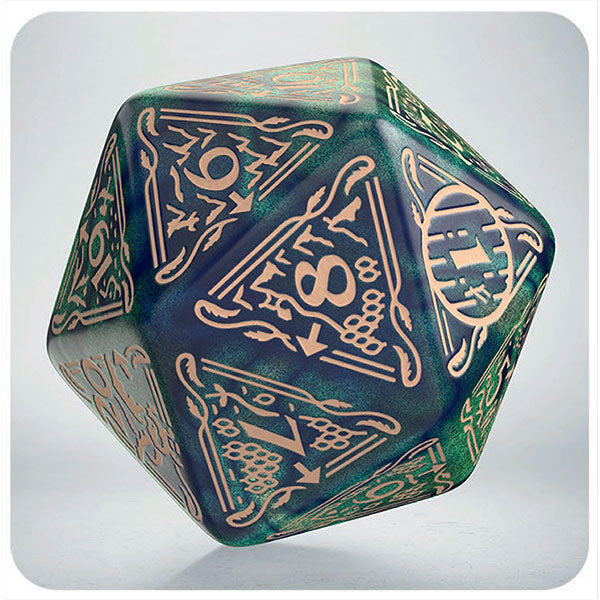 Jumbo D20 Spindown: Hobbit TCG Dice- Tideborn