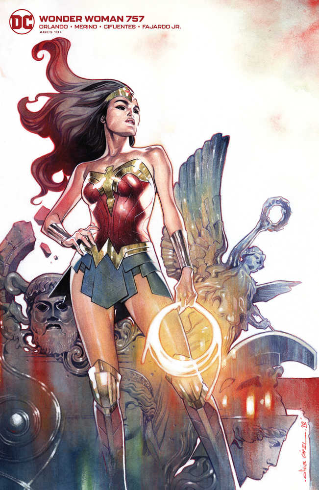 Wonder Woman #757 Card Stock Olivier Coipel Variant Edition