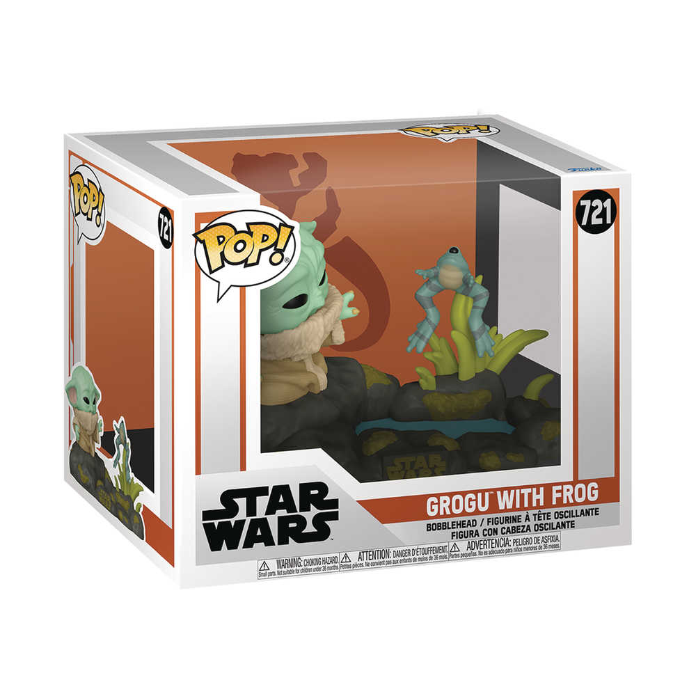 Pop Deluxe Mandalorian S10 Din Grogu W/Frog Vinyl Figure