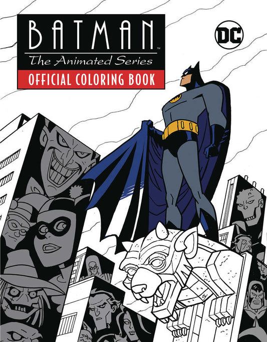 Batman Animated Series Off Coloring Book Softcover