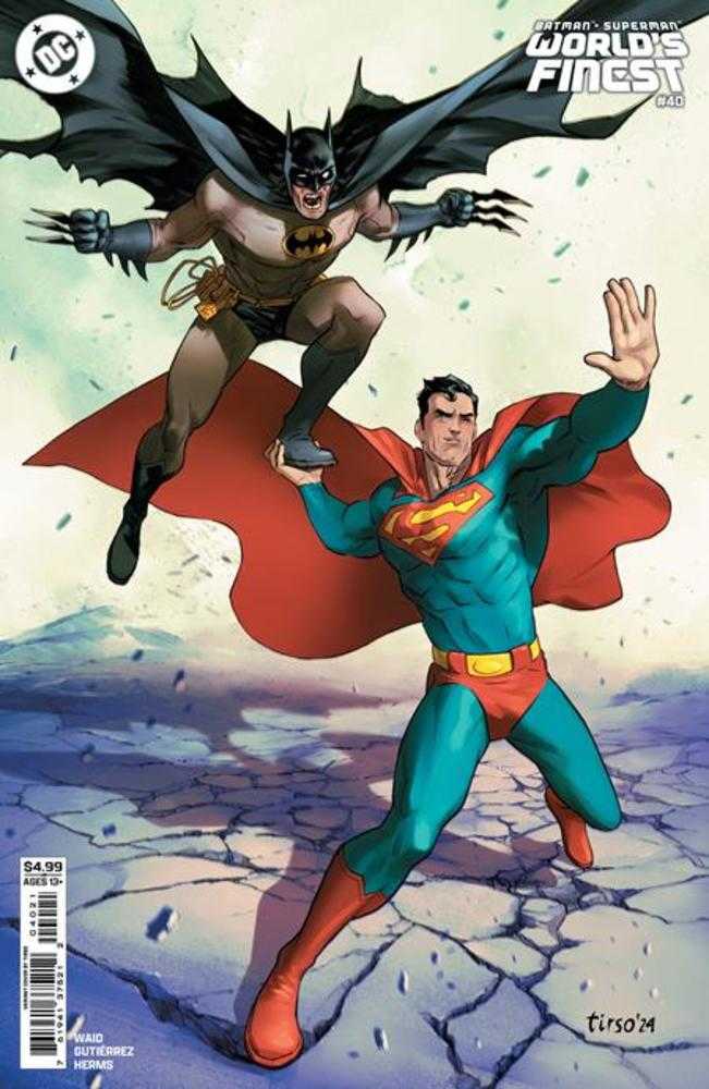 Batman Superman Worlds Finest #40 Cover B Tirso Cons Card Stock Variant