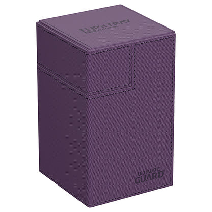 Deck Case: Twin Flip´n´Tray 100+ Standard Size Monocolor- Purple