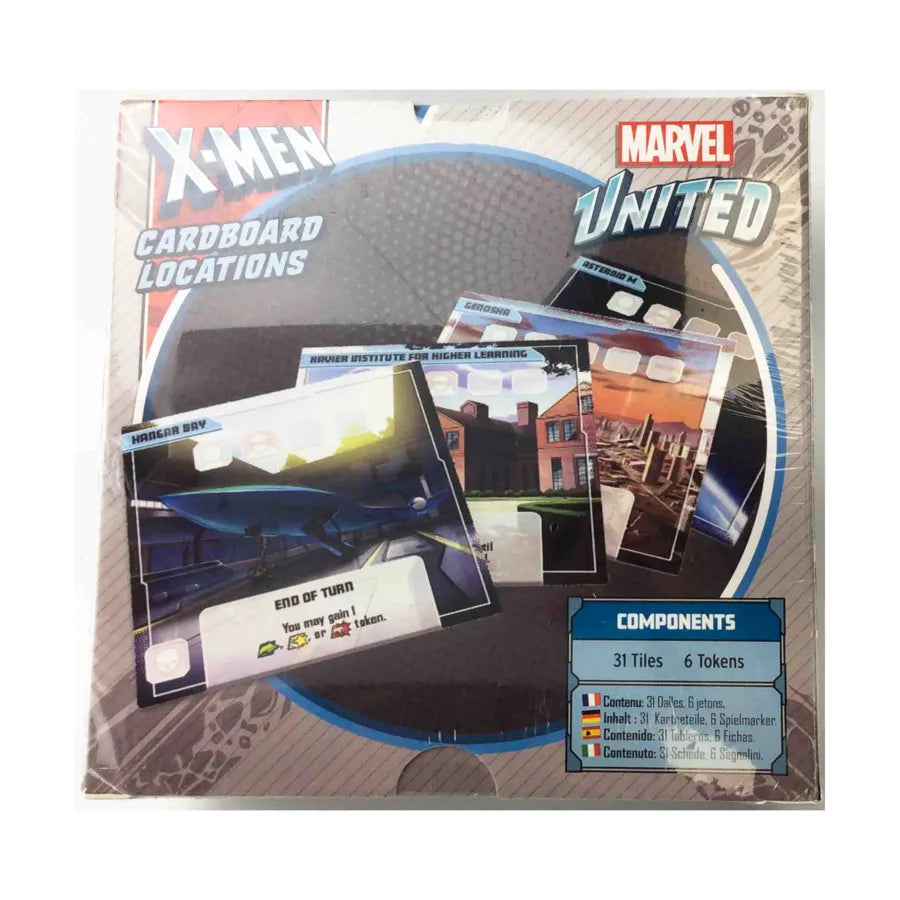 Marvel United: X-Men Cardboard Locations (Kickstarter Exclusive)
