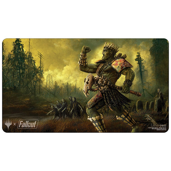 Playmat: MTG- Fallout- Grave Titan / Super Mutant